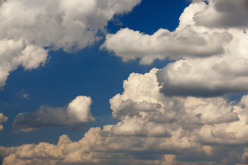 Image showing Blue sky, close-up