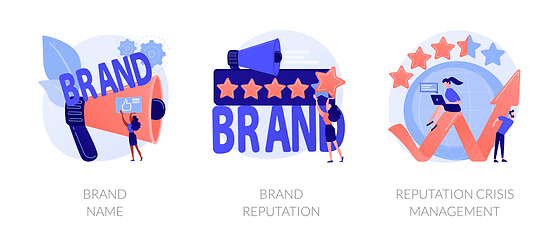 Image showing Brand awareness vector concept metaphors.