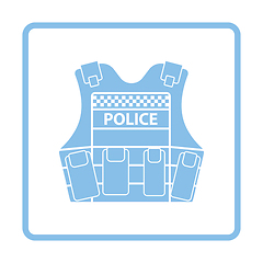 Image showing Police vest icon