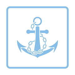 Image showing Sea anchor with chain icon