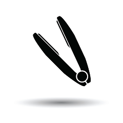 Image showing Hair straightener icon