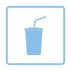 Image showing Cinema soda drink icon