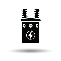 Image showing Electric transformer icon