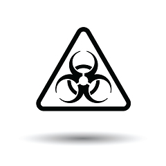 Image showing Icon of biohazard