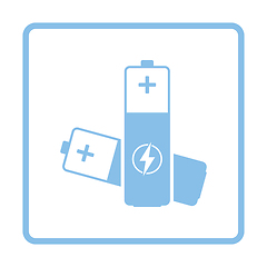 Image showing Electric battery icon