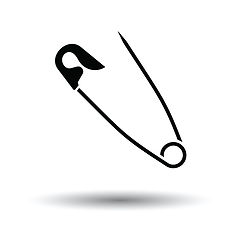 Image showing Tailor safety pin icon