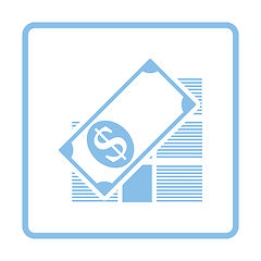 Image showing Stack of banknotes icon