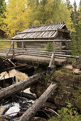 Image showing Wooden mill