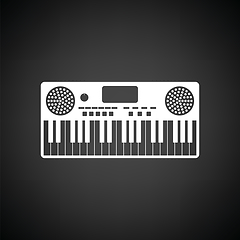 Image showing Music synthesizer icon