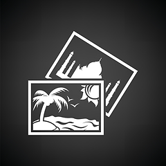 Image showing Two travel photograph icon