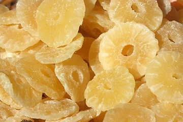 Image showing Dried ananas slices