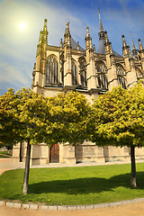 Image showing Holy temple Barbara (Chram Svate Barbory), Czech Republic