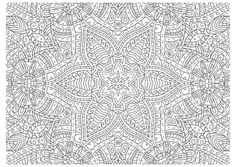 Image showing Abstract outline vector pattern