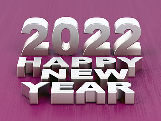 Image showing Happy New Year 2022