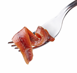 Image showing canned anchovy fillet