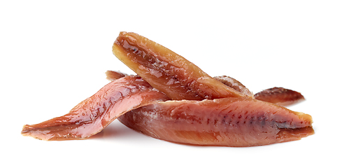 Image showing canned anchovy fillets