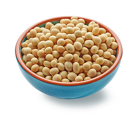 Image showing bowl of soy beans