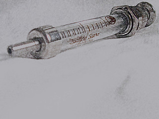 Image showing Old syringe