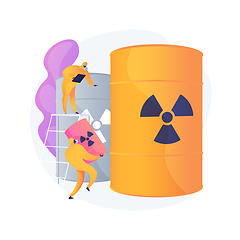 Image showing Toxic waste vector concept metaphor