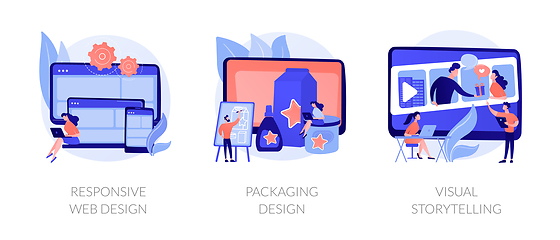 Image showing Design services vector concept metaphors.