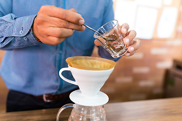 Image showing Pour over coffee