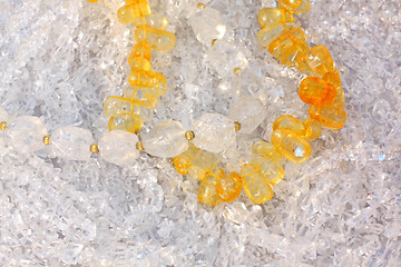 Image showing Citrine and crystal rock