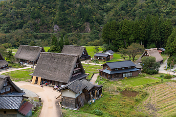 Image showing Shirakawago village in Japan