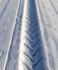 Image showing Track in Snow