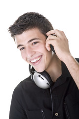 Image showing Listening to Music