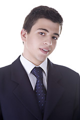 Image showing Young Man Wearing a Suit