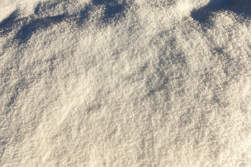 Image showing Snow drifts