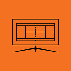 Image showing Tennis TV translation icon