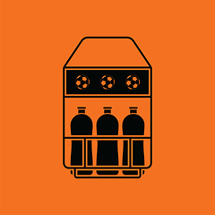 Image showing Soccer field bottle container  icon