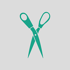 Image showing Tailor scissor icon