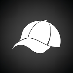 Image showing Baseball cap icon