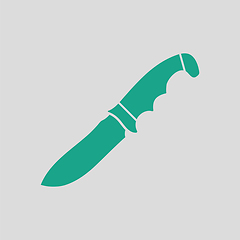 Image showing Hunting knife icon