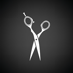 Image showing Hair scissors icon