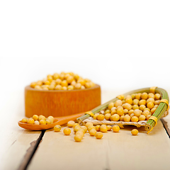 Image showing organic soya beans