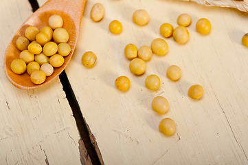 Image showing organic soya beans