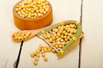 Image showing organic soya beans