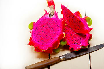 Image showing fresh dragon fruit