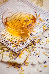 Image showing Cup of herbal tea