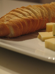 Image showing bread and cheese