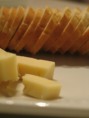 Image showing bread and cheese