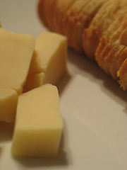 Image showing bread and cheese