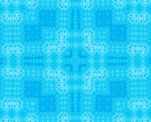 Image showing Blue background with abstract pattern