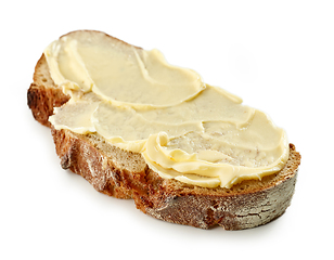 Image showing bread slice with butter