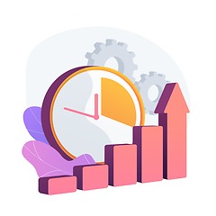 Image showing Effective time managementt vector concept metaphor