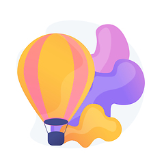 Image showing Hot air balloon vector concept metaphor