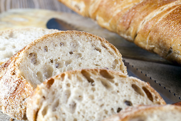 Image showing Fresh bread slice